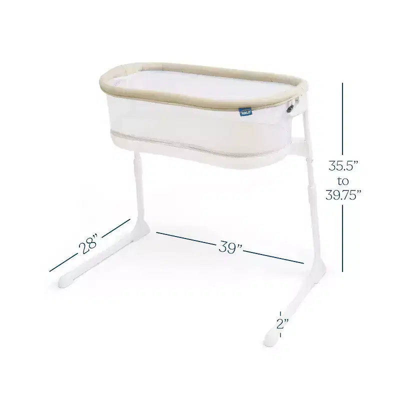 Moïse Lite - Blanc : Cadre métallique, cododo, matelas/coussin inclus, poids maximal supporté 9 kg