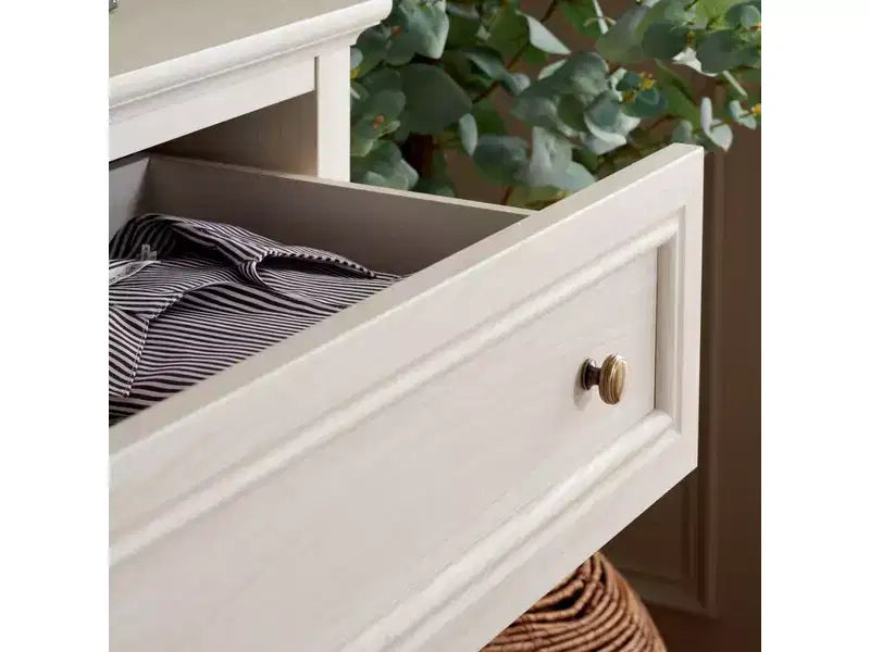 Commode à 6 tiroirs avec structure en panneaux de particules, MDF et bois