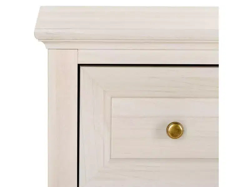 Commode à 6 tiroirs avec structure en panneaux de particules, MDF et bois