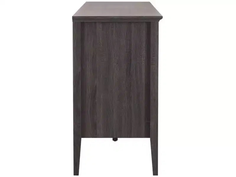 Commode à 6 tiroirs avec structure en panneaux de particules, MDF et bois