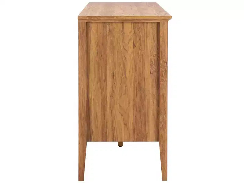 Commode à 6 tiroirs avec structure en panneaux de particules, MDF et bois