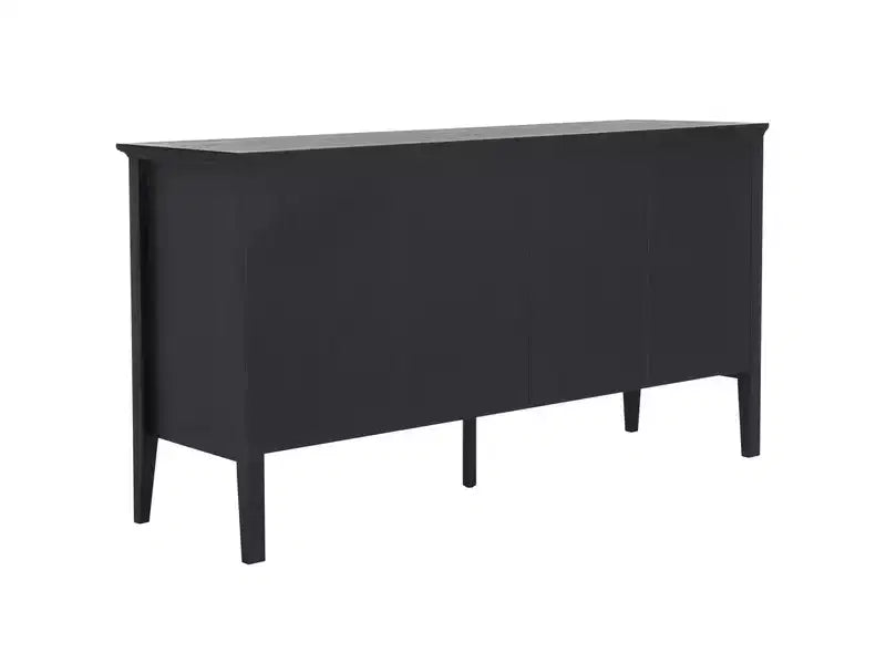 Commode à 6 tiroirs avec structure en panneaux de particules, MDF et bois