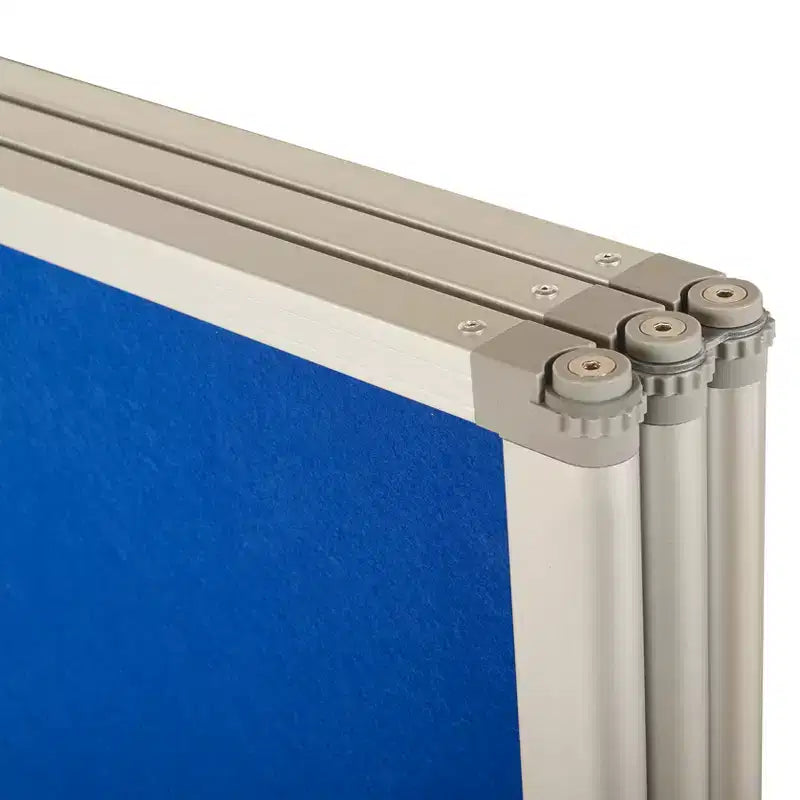 Séparateur de pièce mobile effaçable à sec et en flanelle, 3 panneaux, Fournitures scolaires