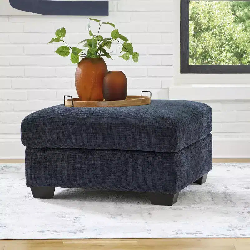 Grand pouf d'appoint, Grand carré avec coussin ferme