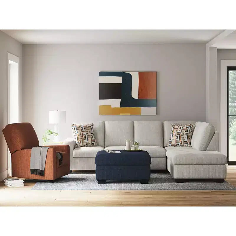 Grand pouf d'appoint, Grand carré avec coussin ferme