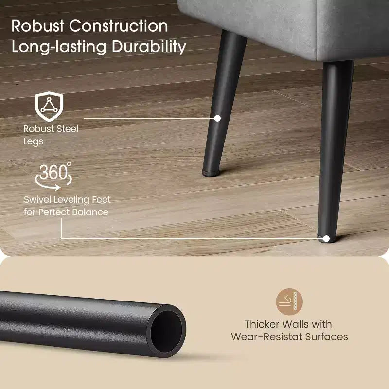 Banc ottoman de rangement 47,8 po avec revêtement en cuir, charnières robustes, siège repose-pieds pour chambre ou entrée