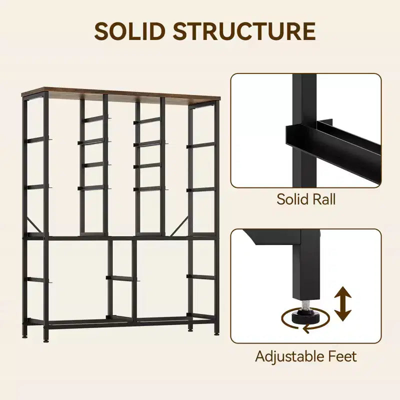Commode haute pour chambre à coucher avec 15 tiroirs, commode de rangement avec bacs en tissu, organisateur de rangement pour vêtements, commode de placard en tissu pour salon
