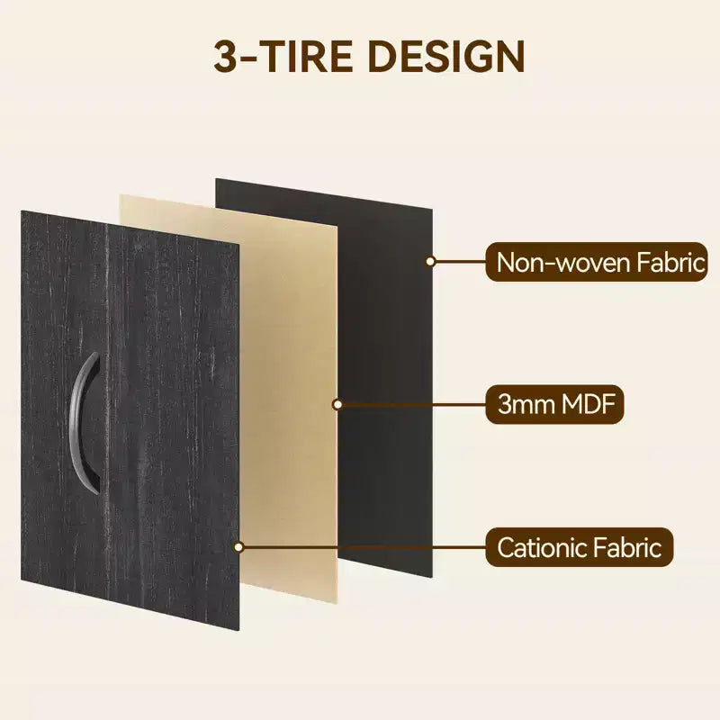 Commode haute pour chambre à coucher avec 15 tiroirs, commode de rangement avec bacs en tissu, organisateur de rangement pour vêtements, commode de placard en tissu pour salon