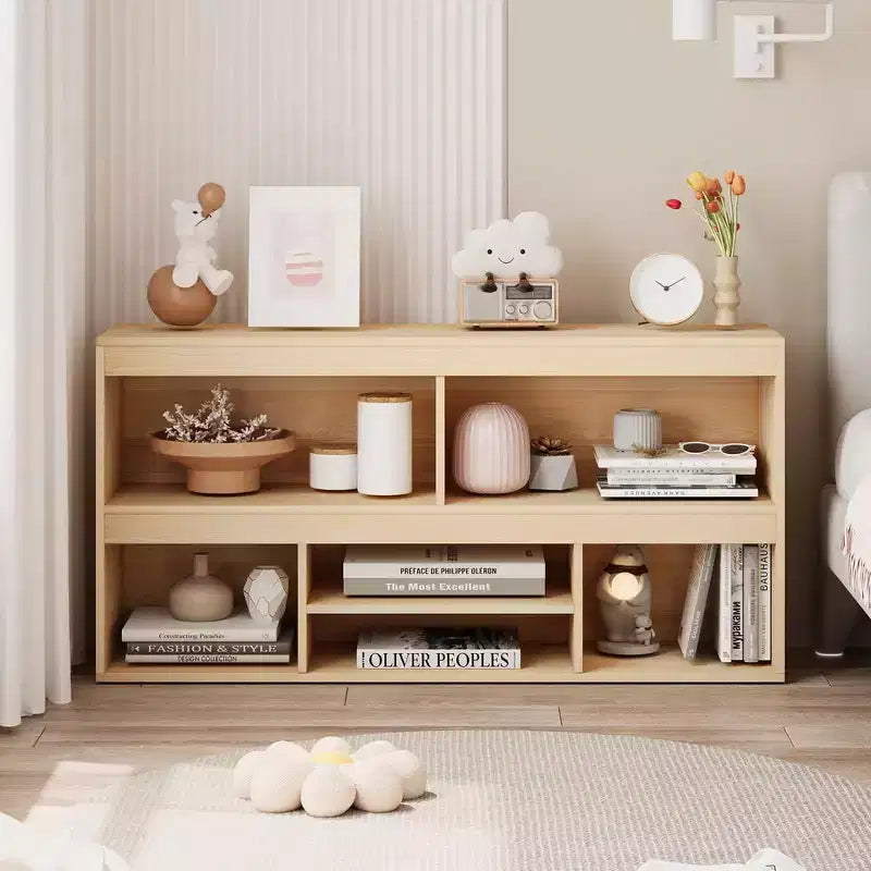 Organisateur de rangement pour jouets 6 cubes, bibliothèque pour enfants, meuble de rangement en bois, étagères de cabane pour garçons et filles, bibliothèque à jouets pour salle de jeux, bois