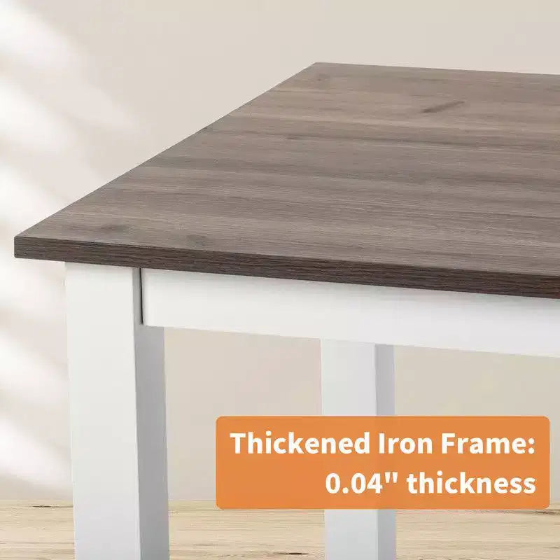 Bureau informatique de 43 pouces avec étagère de rangement ouverte