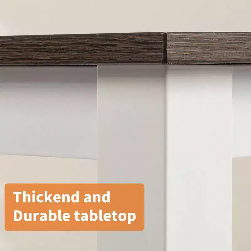 Bureau informatique de 43 pouces avec étagère de rangement ouverte