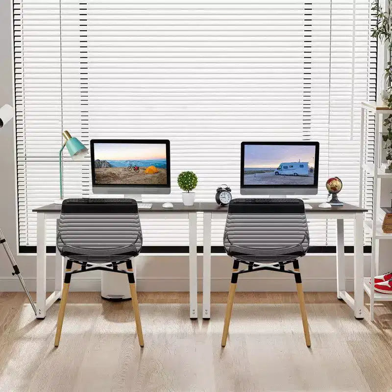 Bureau informatique de 43 pouces avec étagère de rangement ouverte