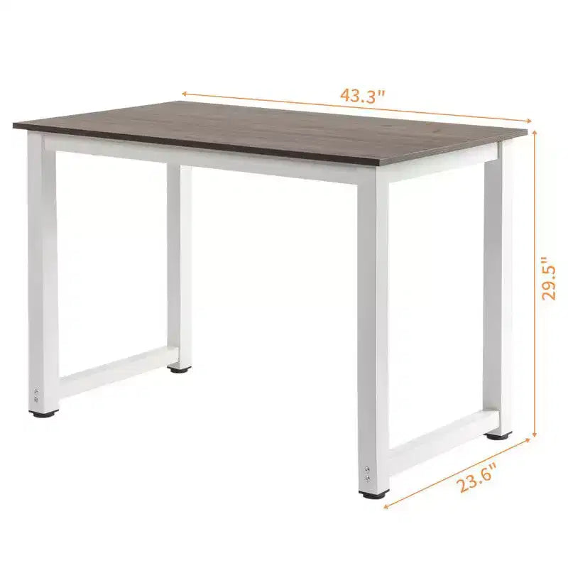 Bureau informatique de 43 pouces avec étagère de rangement ouverte
