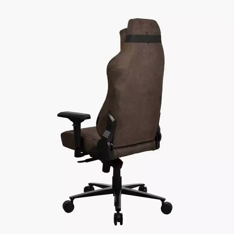 Fauteuil de bureau et de jeu Supersoft avec support lombaire en mousse à mémoire de forme, marron
