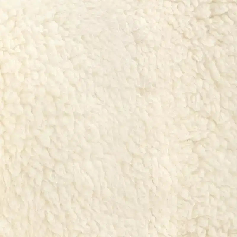 Chaise papillon Dorm, fausse fourrure de mouton, crème