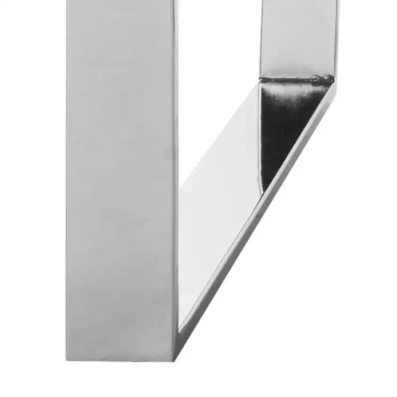 Table basse carrée avec pieds en forme de boucle