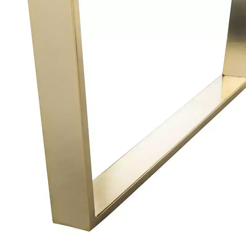 Table basse carrée avec pieds en forme de boucle