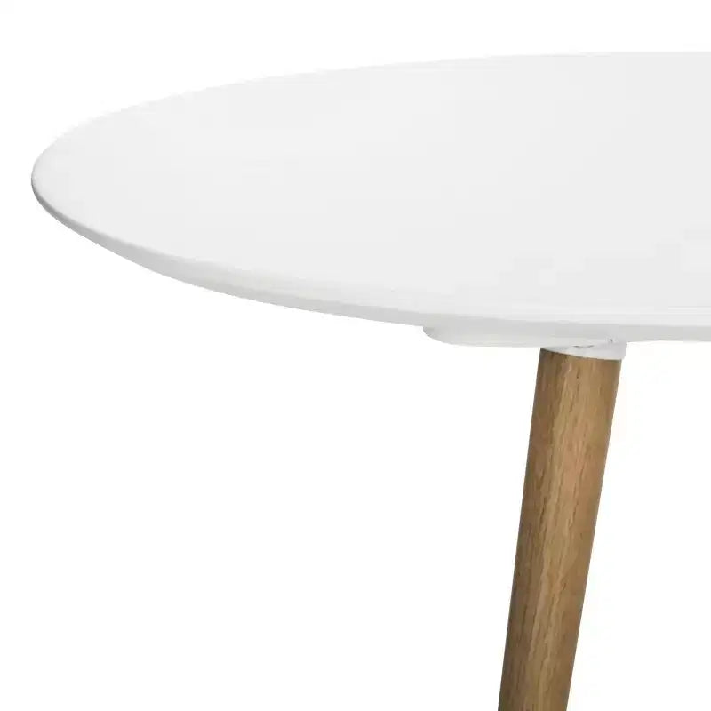 Tables basses Split, ensemble de 2 - Blanc/Chêne