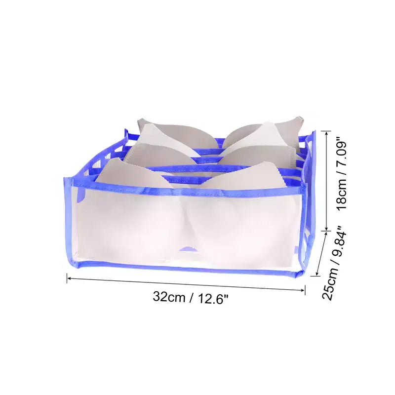 Boîte de rangement à 6 compartiments pour sous-vêtements et jeans