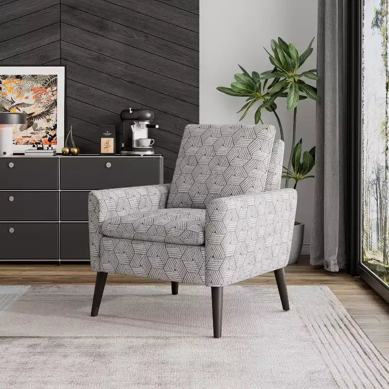 Fauteuil petit espace design mi-siècle